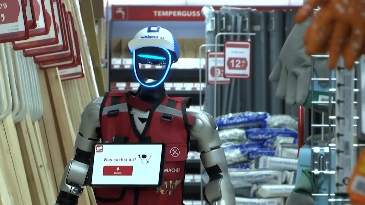 Je to nejlevnější zaměstnanec. Německý obchod nasadil humanoida