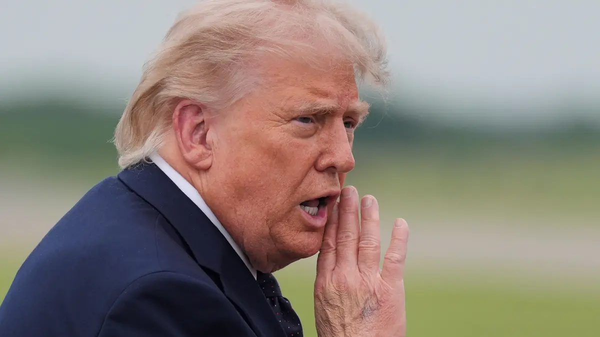 Trump zveřejnil mapu Íránu v barvách americké vlajky