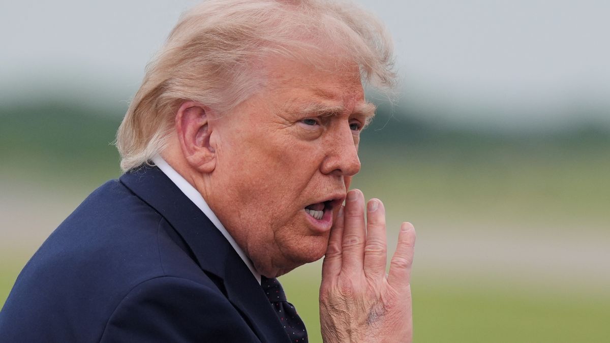 Trump zveřejnil mapu Íránu v barvách americké vlajky