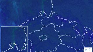 Požár v Českém Švýcarsku byl vidět z vesmíru