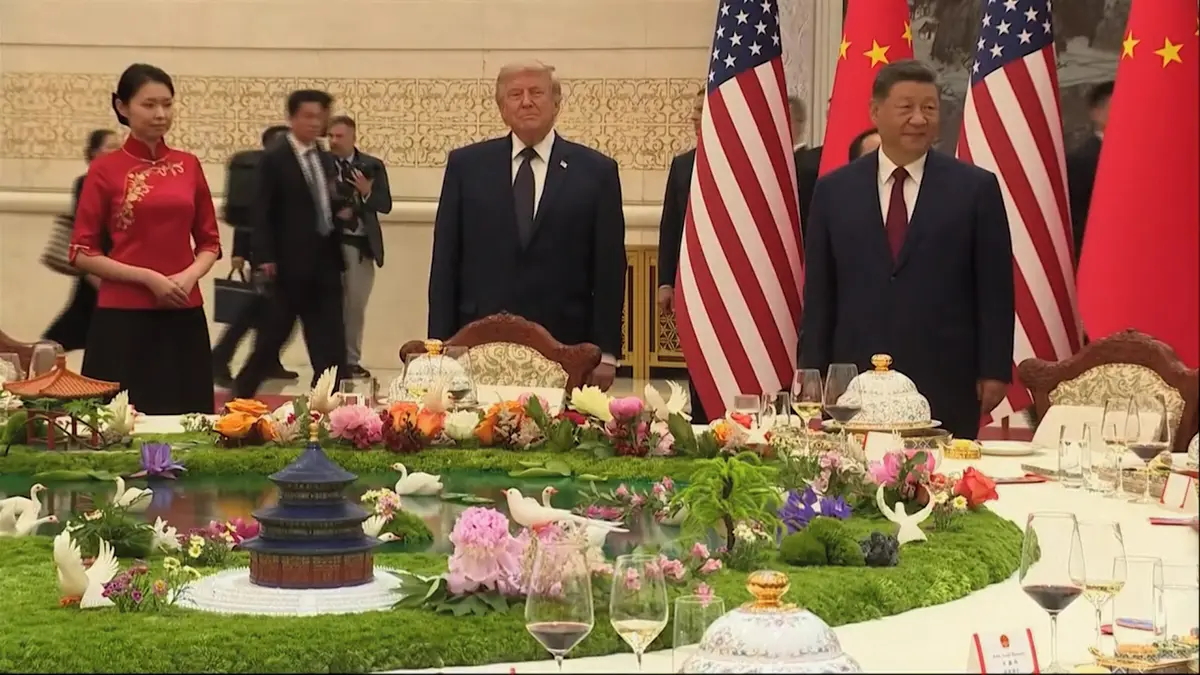 Čína pořádá pro Trumpa státní banket