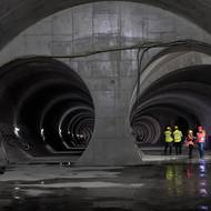 Dvojkolejný tunel s rozpletem