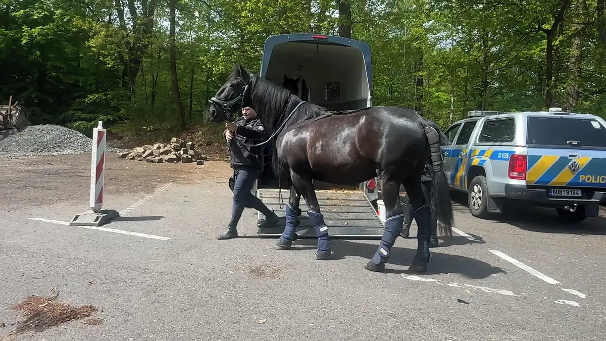 Němci mají mužský svátek, České Švýcarsko hlídají policisté na koních i tříkolkách