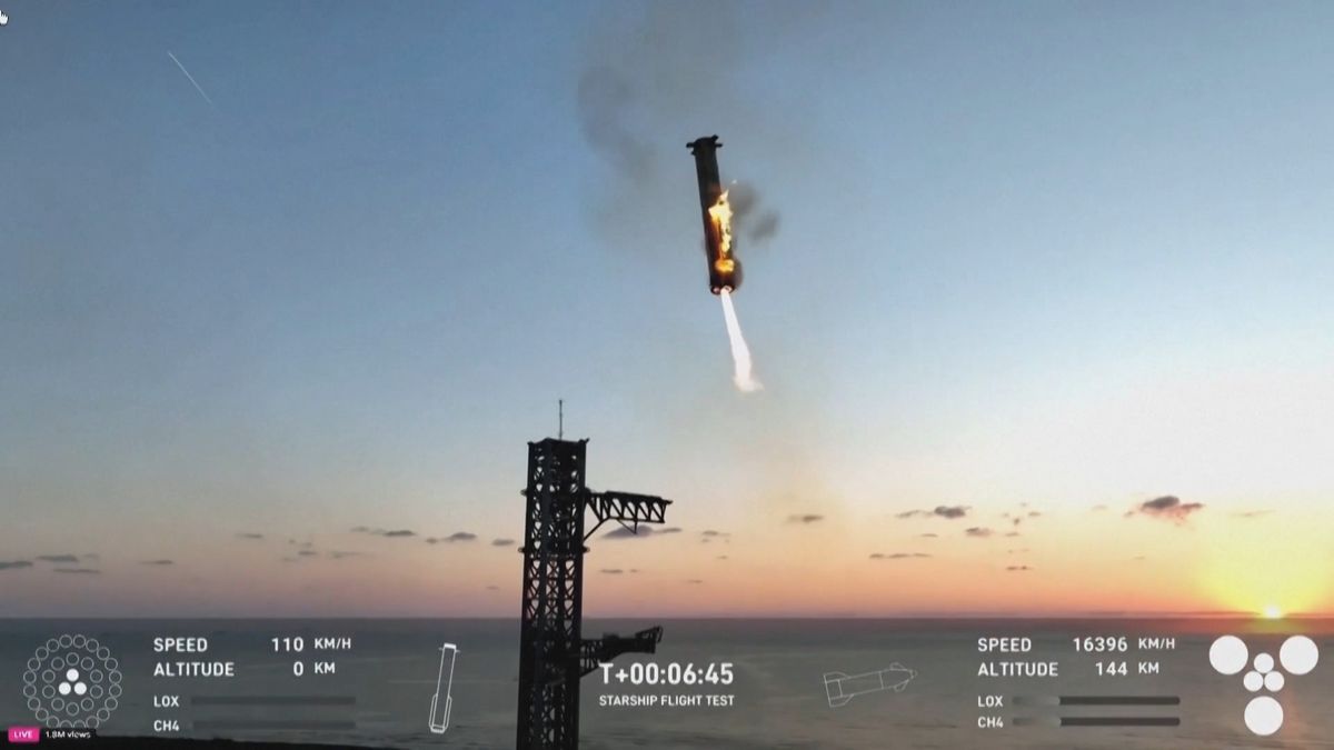 První stupeň se zřítil do Mexického zálivu. Federální úřad nařídil vyšetřit poslední let systému Starship