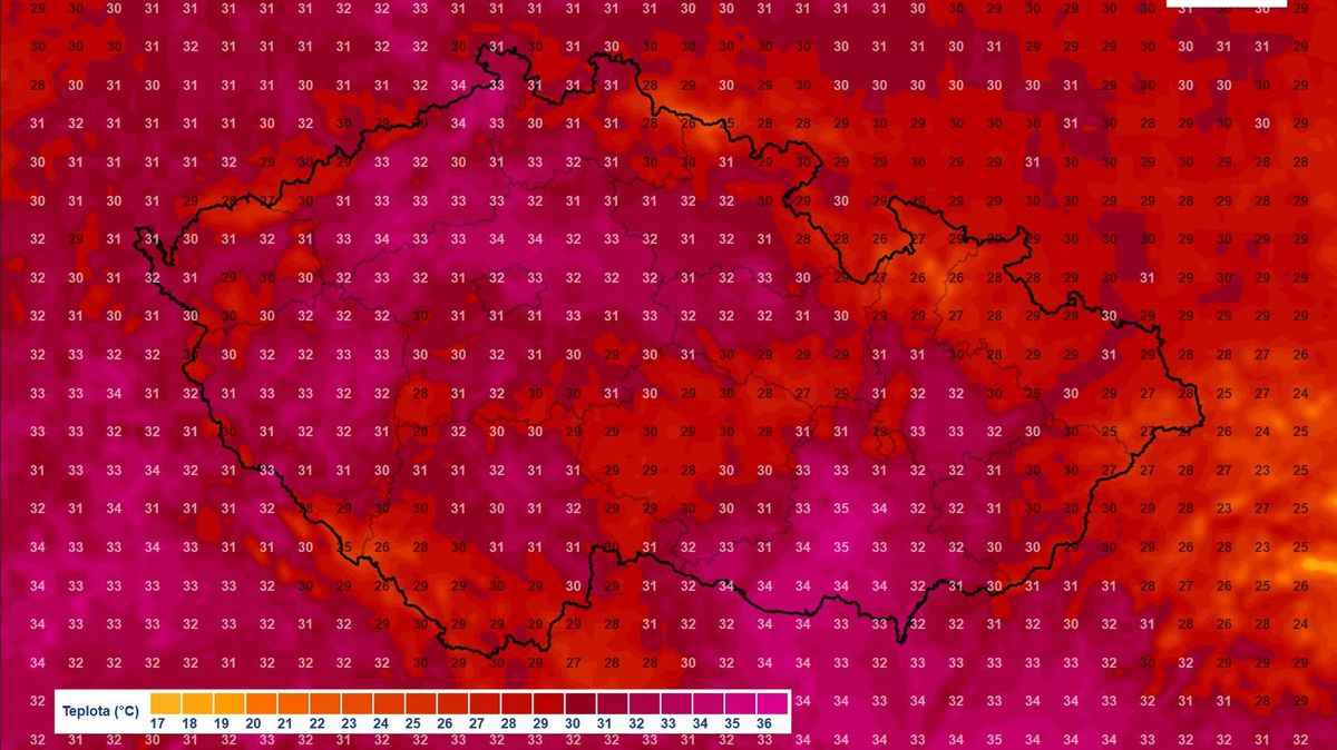 Meteorologové zaznamenali třetí supertropický den v řadě