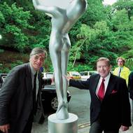 Václav Havel a Jiří Bartoška, 2001