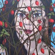 Roman Franta, Co nám zbývá - tulení s vydrou, olej na plátně, 150 × 140 cm, 2012-2013
