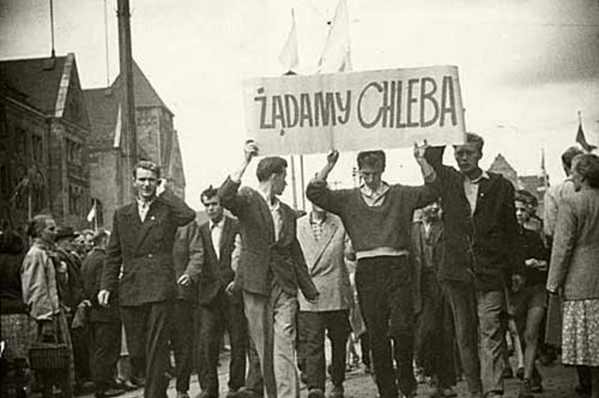 Chceme žít jako lidé, žádali dělníci při povstání v Poznani v červnu 1956