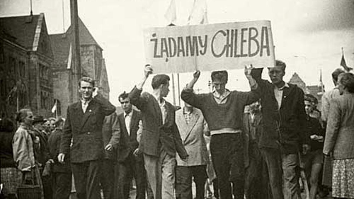 Chceme žít jako lidé, žádali dělníci při povstání v Poznani v červnu 1956