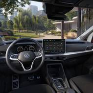 Modernizovaný Volkswagen Caddy nabízí nový infotainment se samostatně stojící obrazovkou.