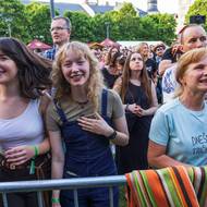 Publikum opavského festivalu Slunovrat. 