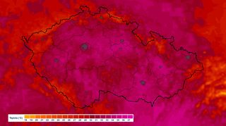 Teploty v Česku dosáhly 36 °C, třetina stanic hlásí rekordy