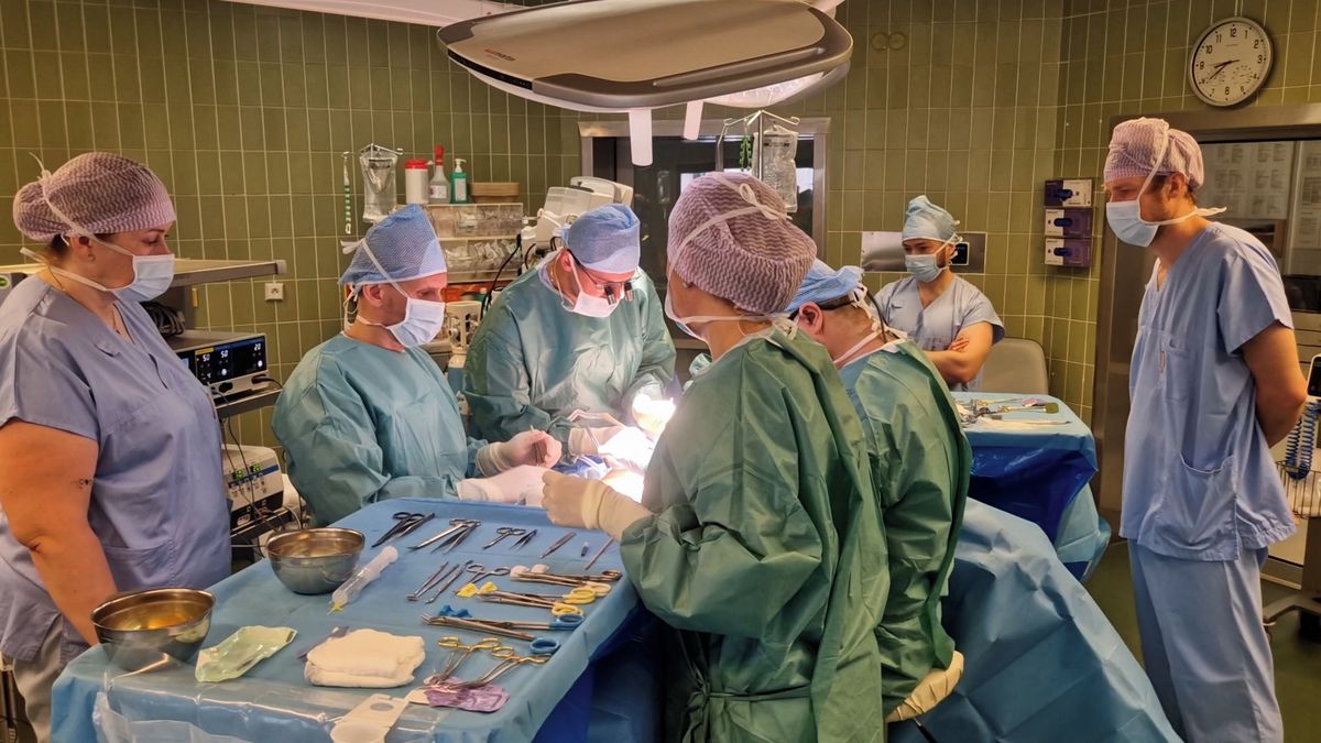 Brněnští lékaři při jediné operaci vytvořili ženě nové prso z podbřišku a snížili riziko otoku paže