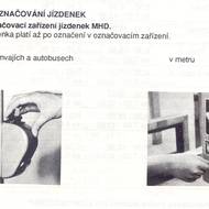 Návod na označování jízdenek