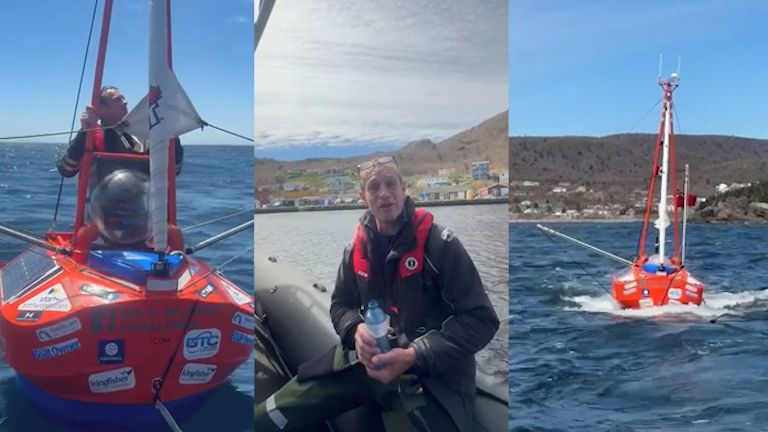 Brit se vydal přes Atlantik v miniaturní lodi. Může překonat přes třicet let starý rekord