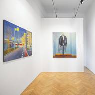 Antonín Střížek, pohled do výstavy v Galerii Villa Pellé