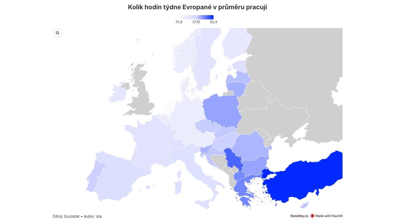 Češi tráví v práci výrazně více času než Němci či Rakušané