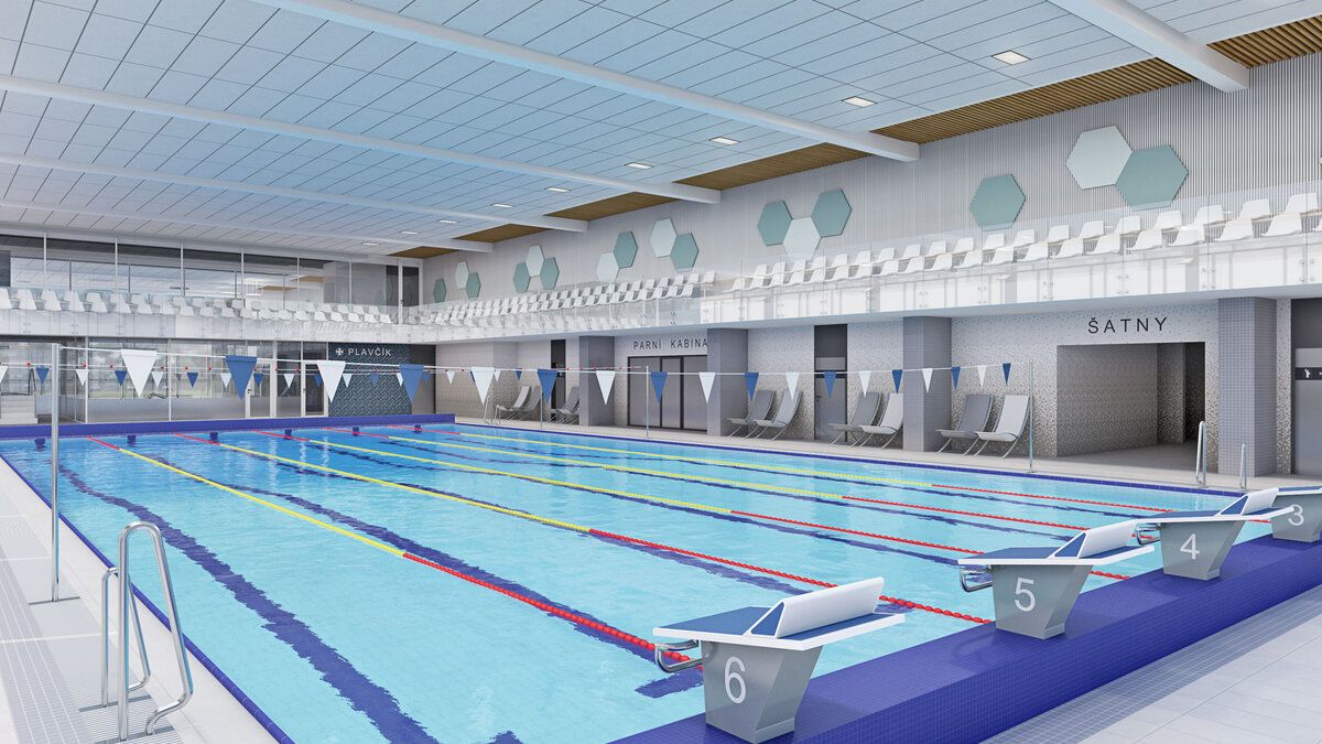 Plavecký bazén v Kroměříži čeká proměna v moderní sportoviště