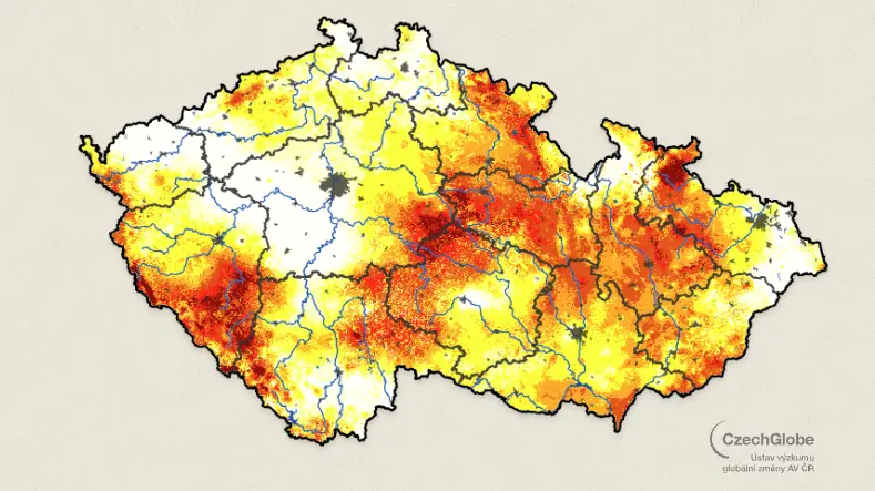 Část republiky dál bojuje se suchem. Pršet bude hlavně na Mo