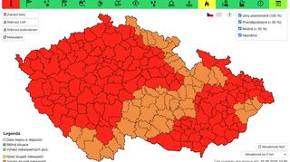 Už skoro ani nepotřebovali mapu. Meteorologové vydali výstrahu s nejvyšším stupněm nebezpečí