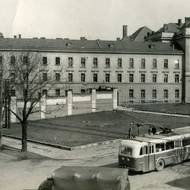 Pohled na jihlavský justiční palác z Jiráskovy ulice