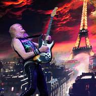 Janick Gers v tradiční póze.
