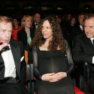 Václav Havel a Harvey Keitel, 2004