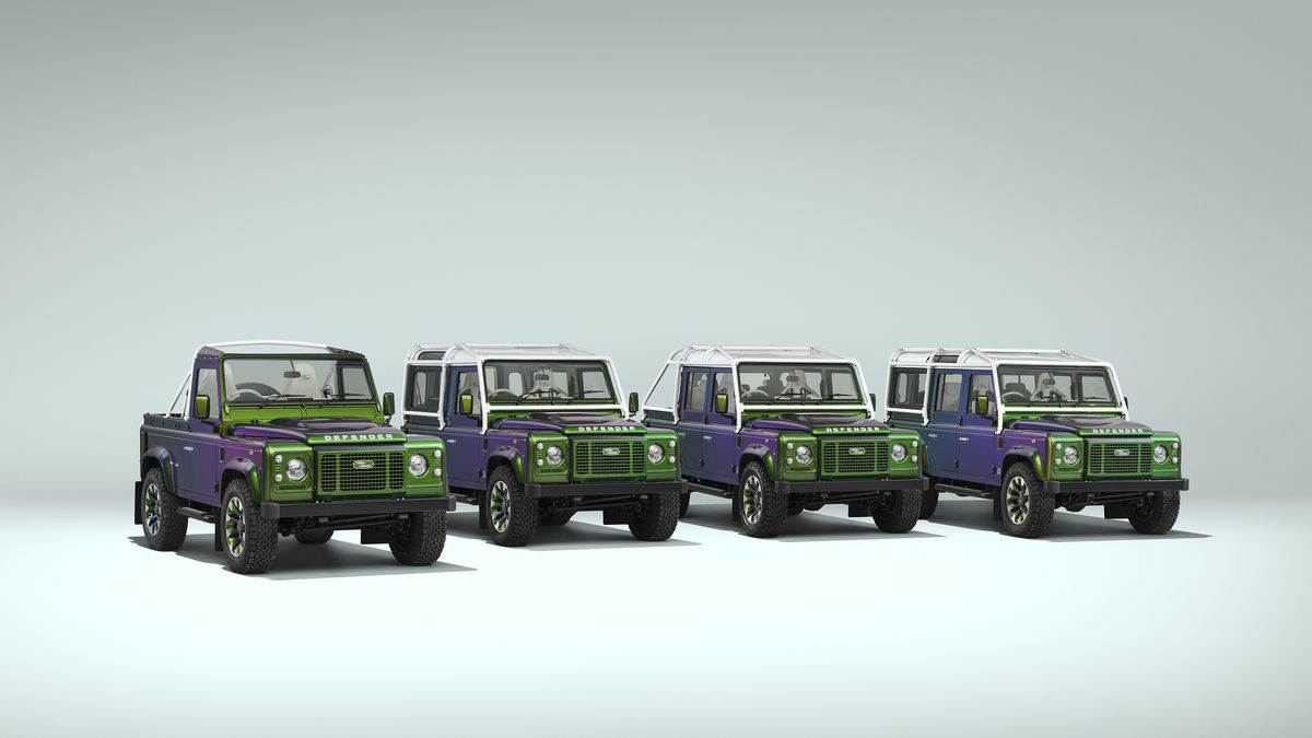 Land Rover se umí odvázat, Defender nabízí s lakem měnícím barvy