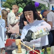 Festival ambasád v Praze na Vítězném náměstí, japonské speciality