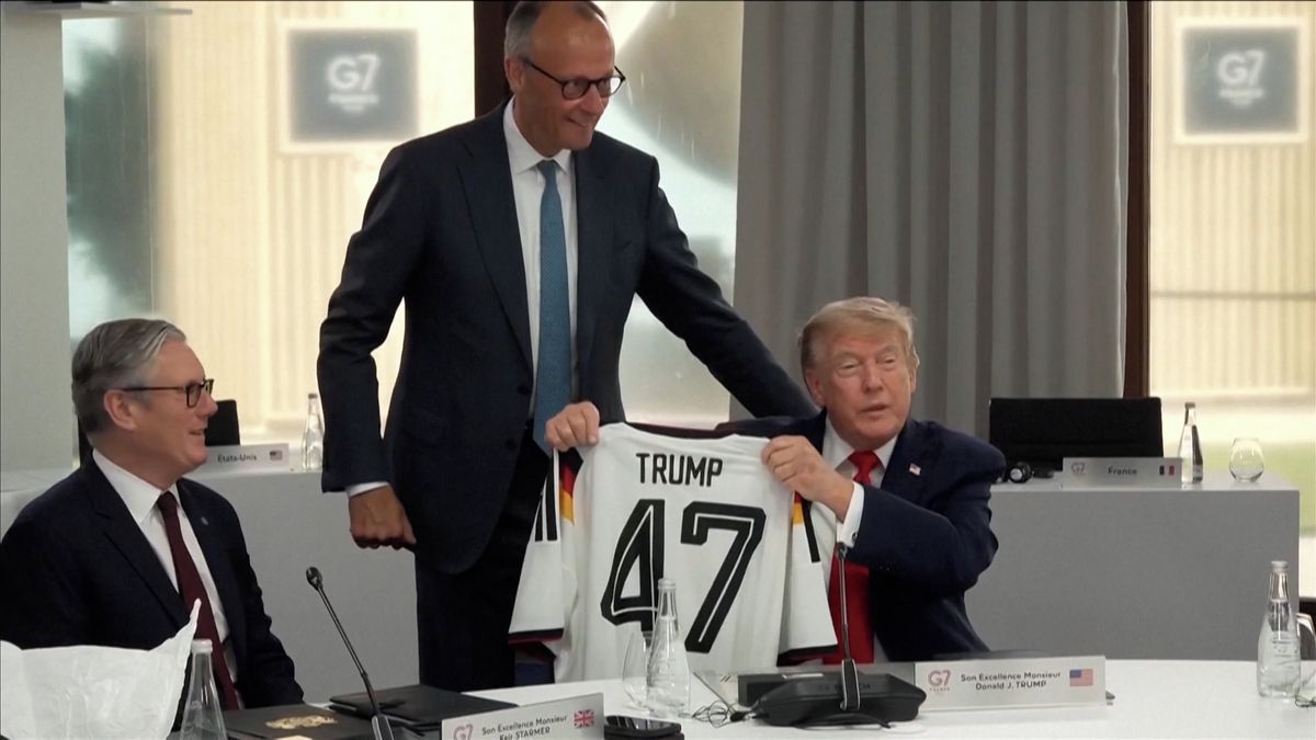 Merz zaskočil Trumpa dárkem. Radost měl, až když se podíval blíž