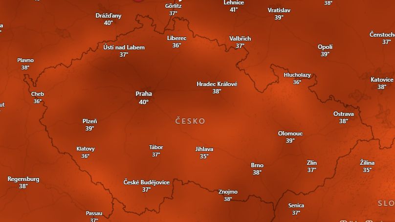 Víkend v Česku? Naměříme téměř 40 stupňů, varovali meteorologové