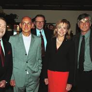 Václav Havel a Ben Kingsley, Dagmar Havlová a Jiří Bartoška, 2001