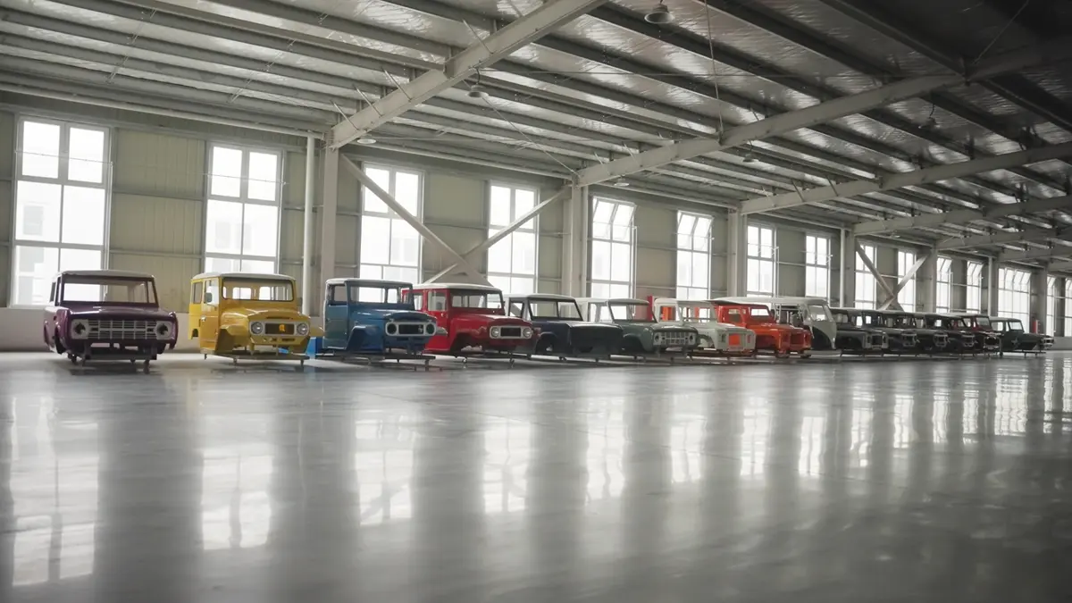 Čínská firma vyrábí karoserie západních aut pro renovace. Ho