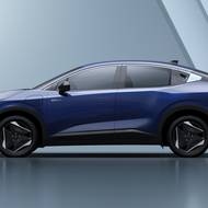 Mitsubishi Eclipse Sportback má stejnou siluetu jako Nissan Leaf.