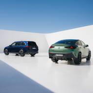 Mercedes-AMG GLE 63 S 4MATIC+ společně s modelem Mercedes‑AMG GLS 63 4MATIC+