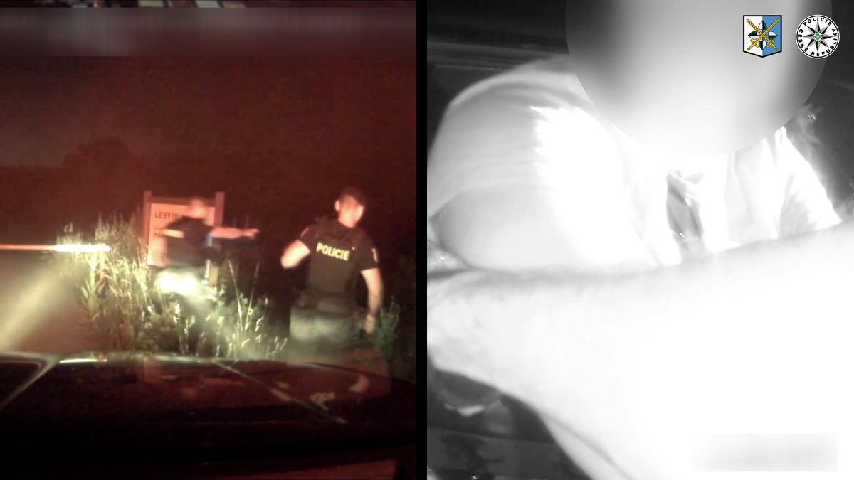 Jede do slepé! Policisté v noci naháněli z Orlové až do Ostravy prchající auto