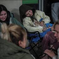 Kyjevské metro má 52 stanic, většina z nic se dá využít jako úkryt v případě útoku. 