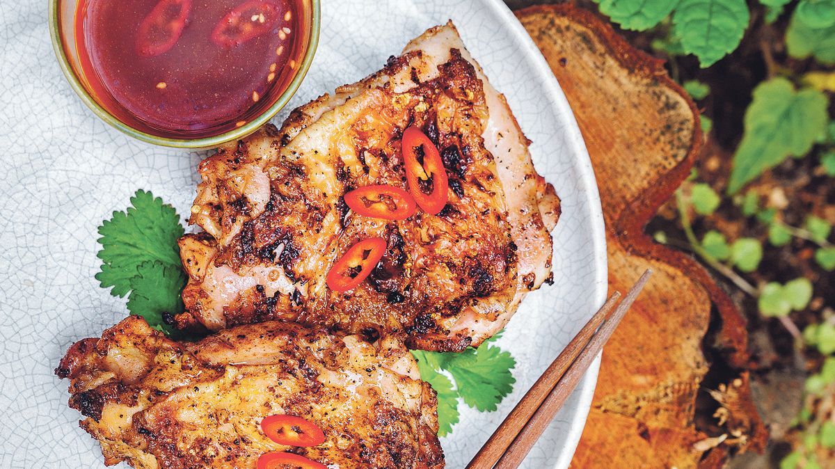 Recept na kuřecí stehna v marinádě gochujang