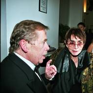 Václav Havel a Věra Chytilová, 2004
