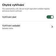 Nastavení ventilace nabízí široké možnosti uzpůsobení.