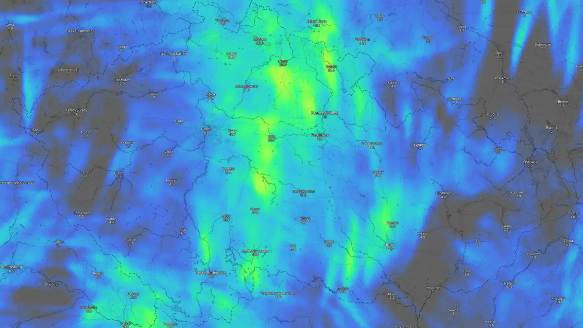Dorazí okluzní fronta. Ochladí se a pršet bude skoro všude