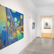 Antonín Střížek, pohled do výstavy v Galerii Villa Pellé
