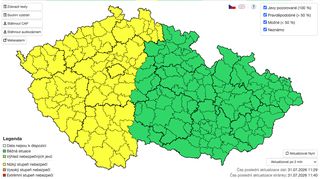 Meteorologové varují před silnými bouřkami