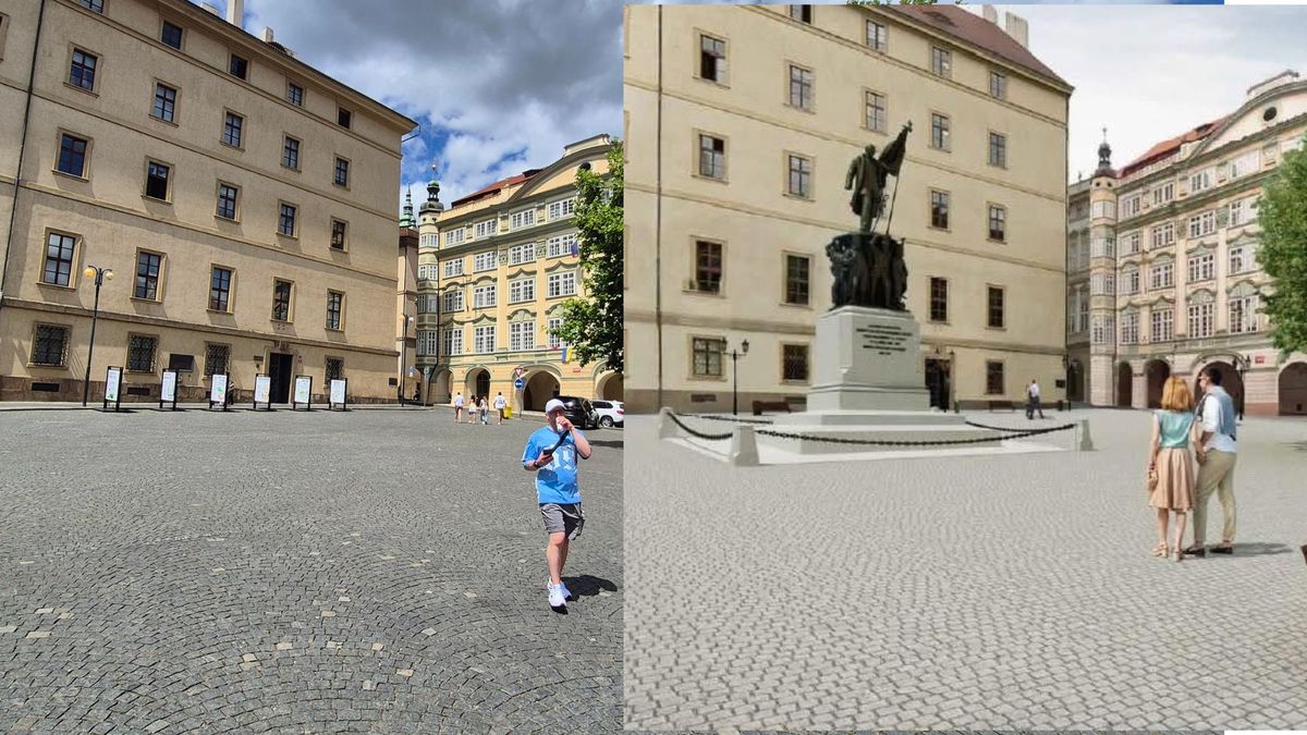 Pomník českého maršála Radeckého se vrátí na Malostranské náměstí v Praze