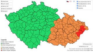 V Beskydech řádí extrémně silné bouřky