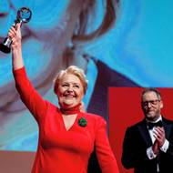 Slavnostní zakončení 60. ročníku Mezinárodního filmového festivalu v Karlových Varech. Na snímku z 11. července 2026 Magda Vášáryová.