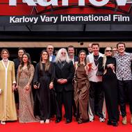 Delegace filmu Robert Richardson: Bílý ďábel na červeném koberci.