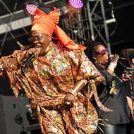 Reggae zpěvačka Queen Omega.