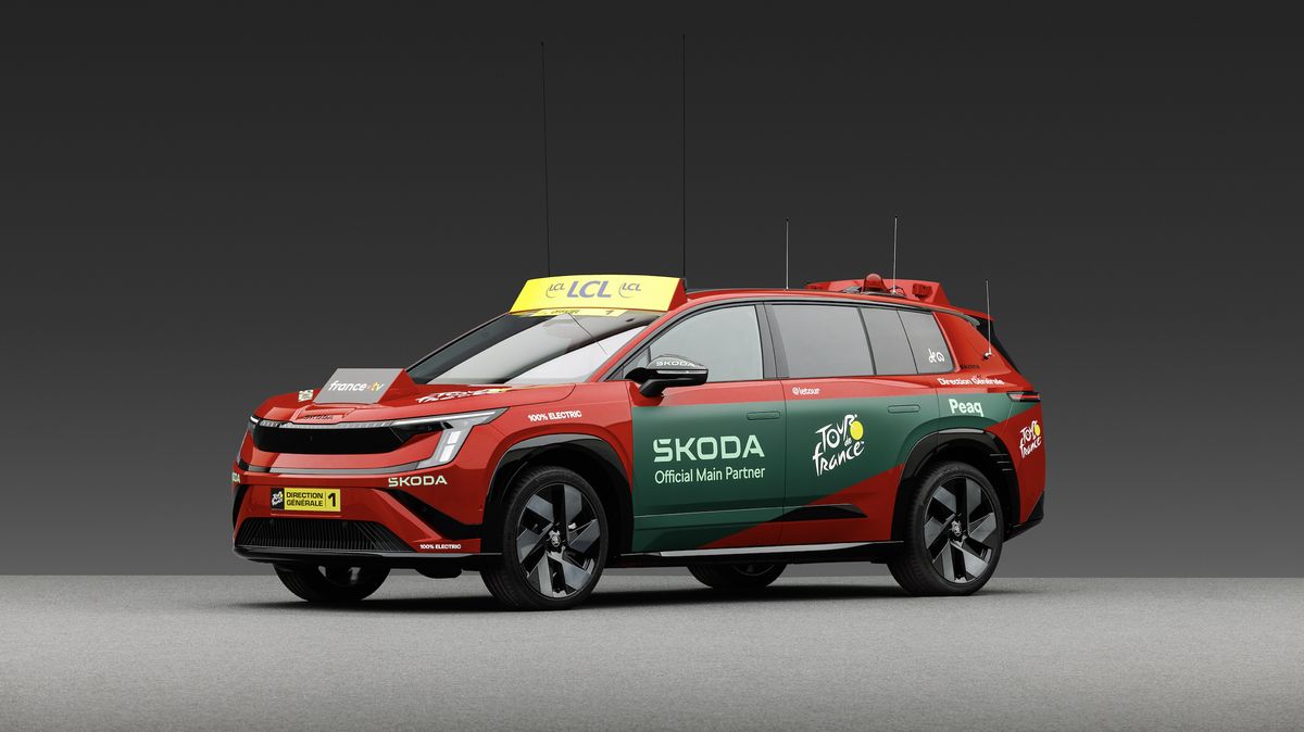 Škoda Peaq prošla úpravou pro Tour de France, na palubě má i šampaňské