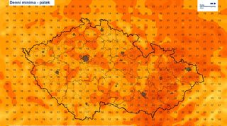 Česko zažilo tropickou noc, následující budou ještě teplejší